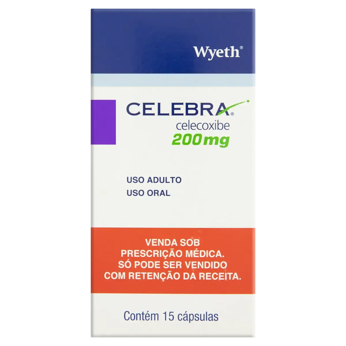 Celebra 200mg Wyeth Caixa 15 Cápsulas