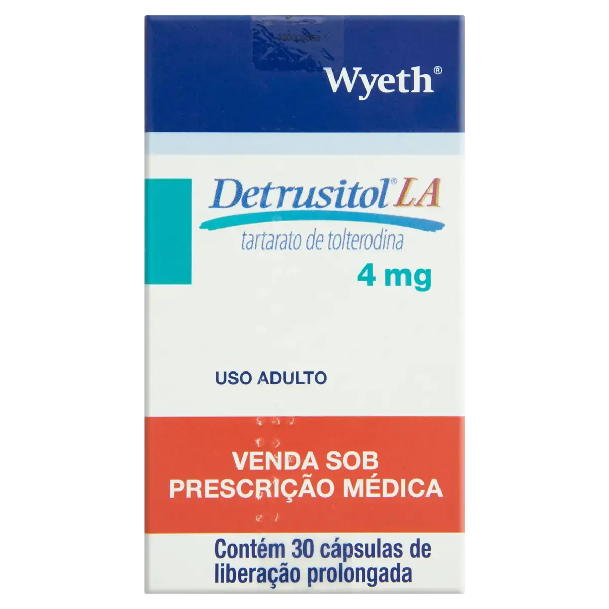 Detrusitol La 4mg Wyeth Caixa 30 Cápsulas