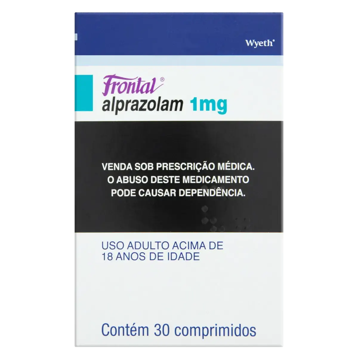 Frontal 1mg Wyeth Caixa 30 Comprimidos