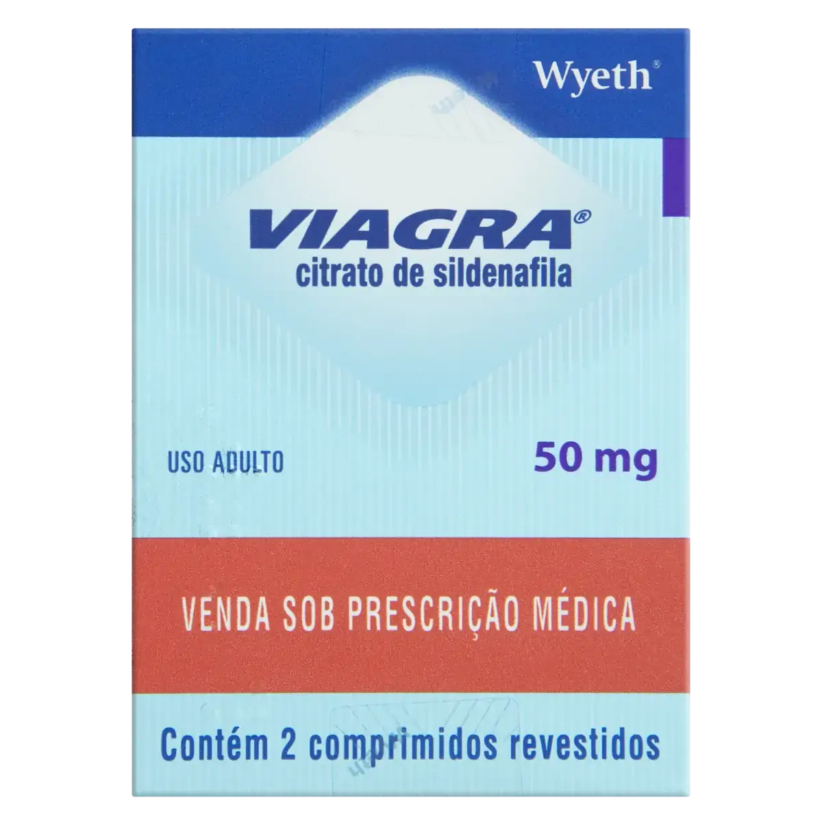 Viagra 50mg Wyeth Caixa 2 Comprimidos Revestidos