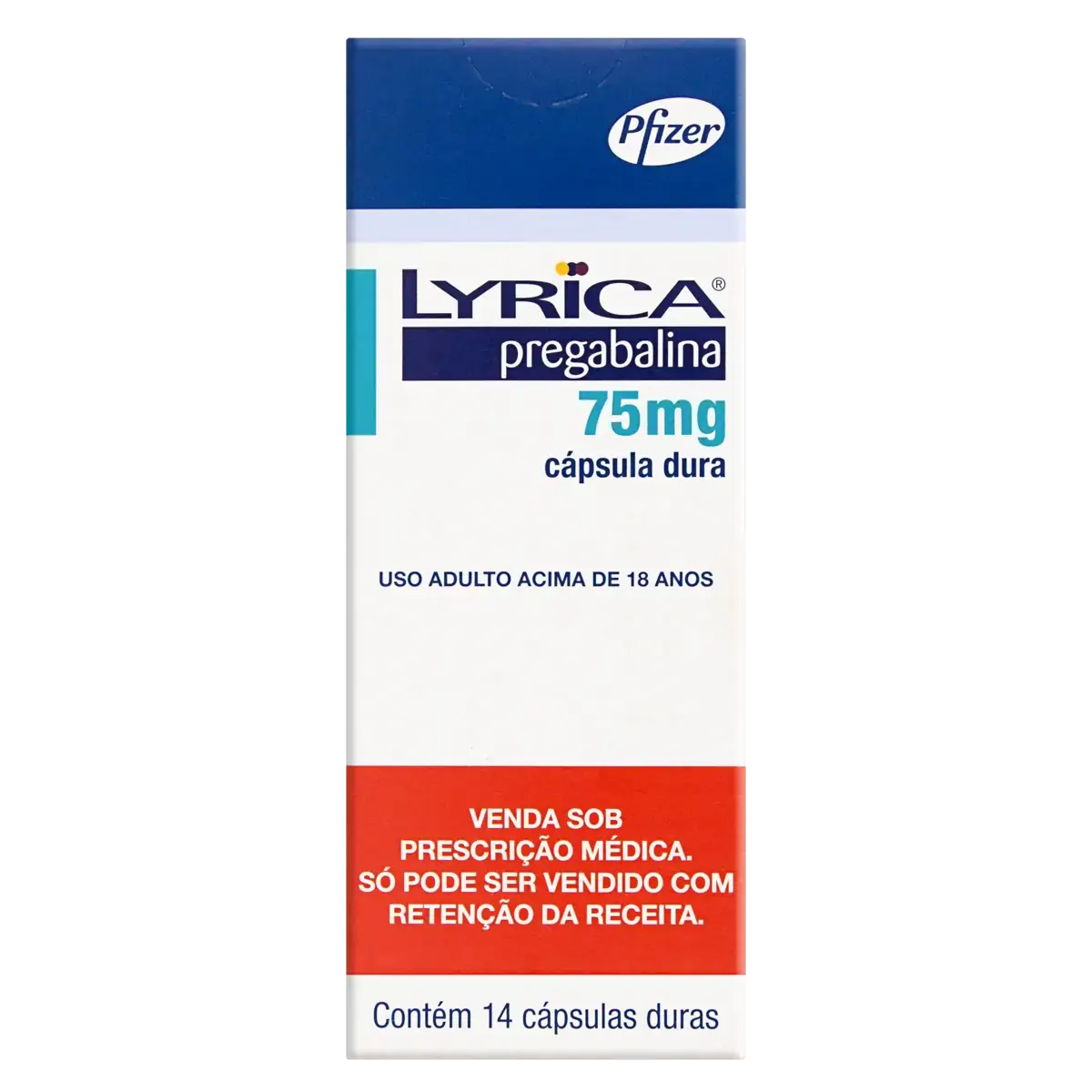 Lyrica 75mg Pfizer Caixa 14 Cápsulas