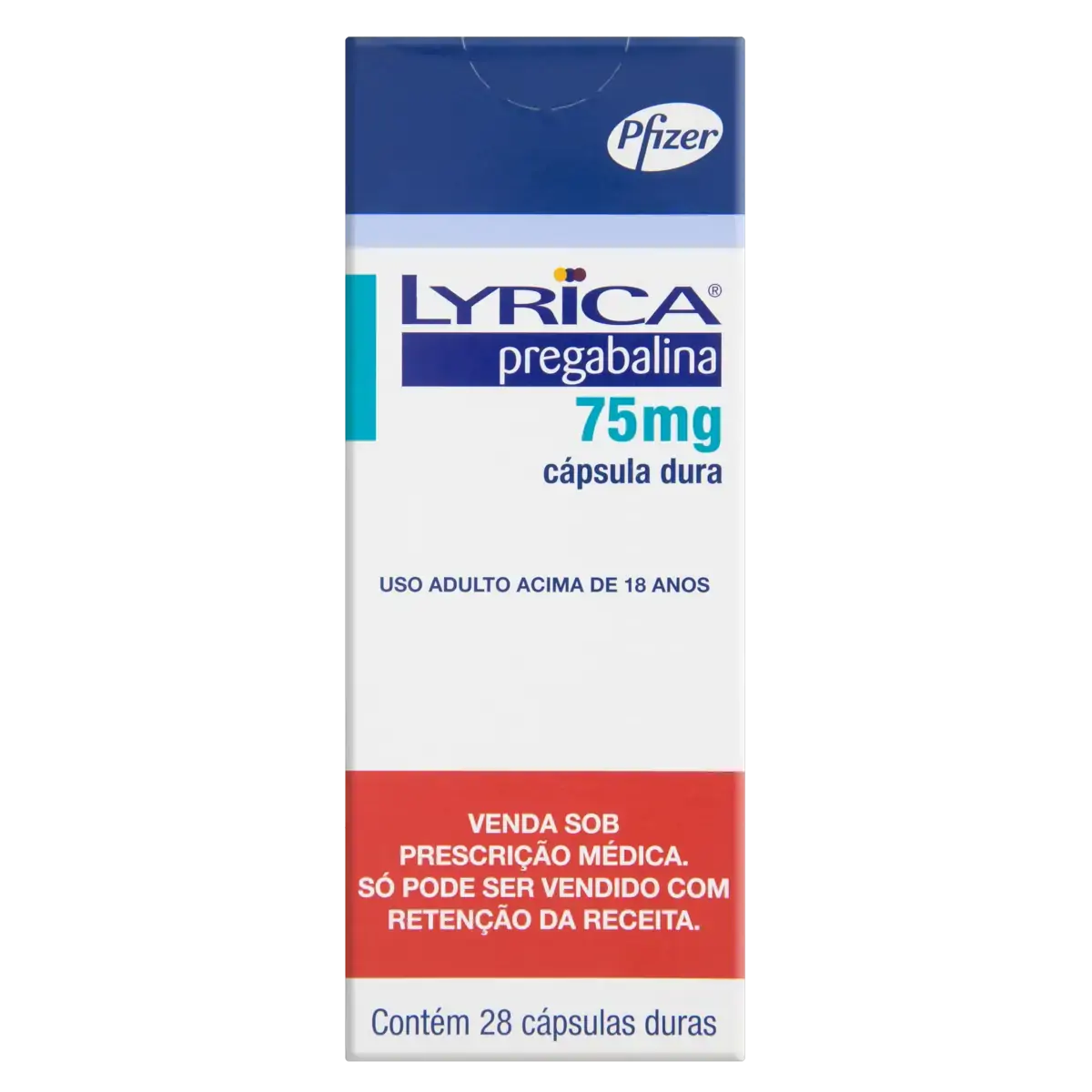 Lyrica 75mg Pfizer Caixa 28 Cápsulas