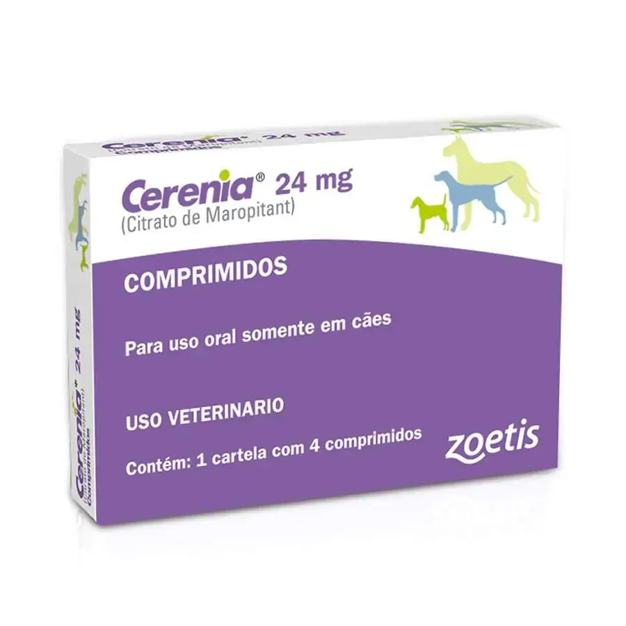 Cerenia Zoetis 24mg 4 Comprimidos