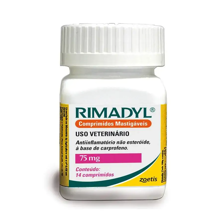 Rimadyl Zoetis 75mg 14 Comprimidos