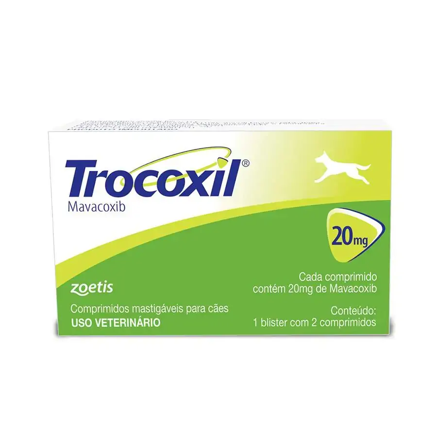 Trocoxil Zoetis 20mg 2 Comprimidos