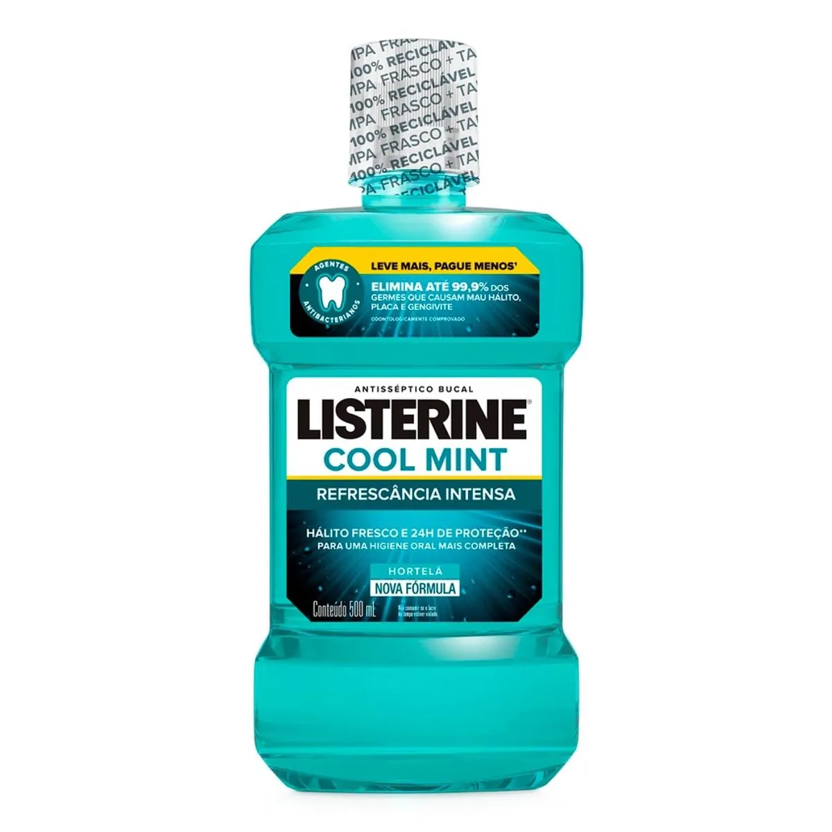 Enxaguante bucal Listerine Cool Mint Hortelã 500ml
