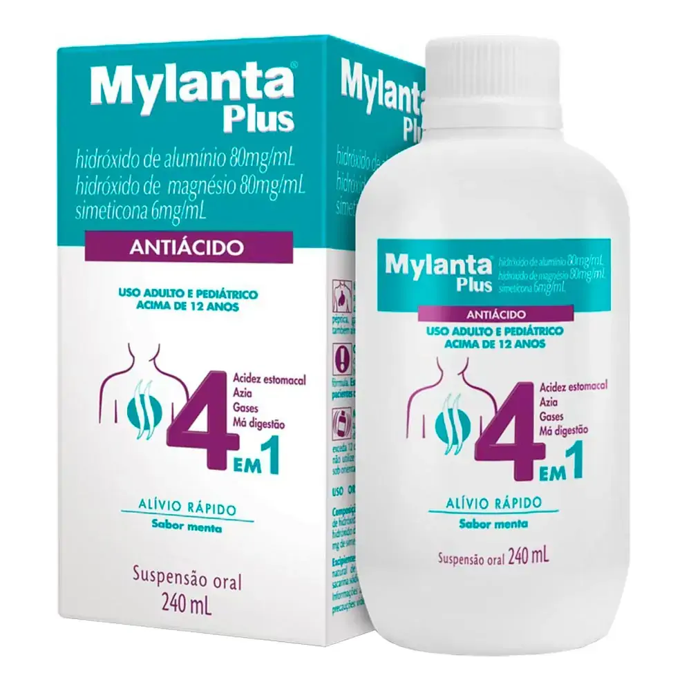 Mylanta Plus Menta Janssen Caixa 240ml