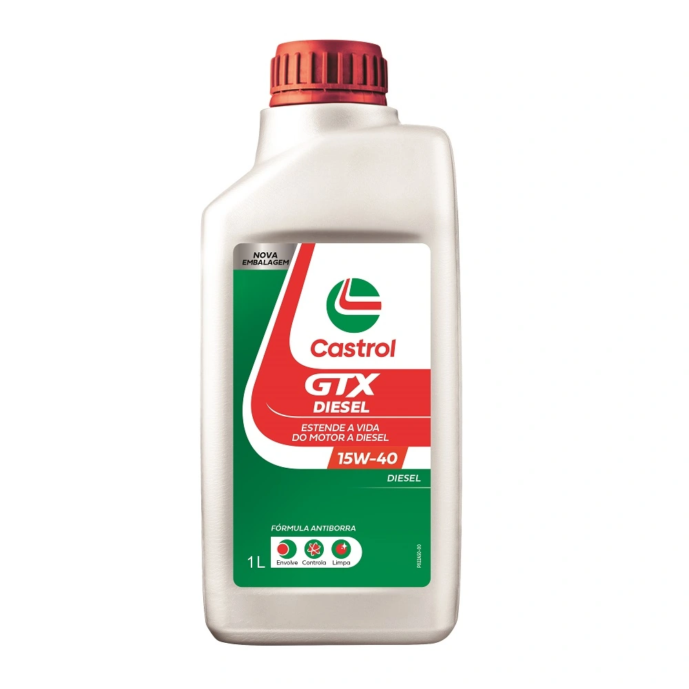 Lubrificante Mineral 15w 40 Castrol Gtx Frasco 1l