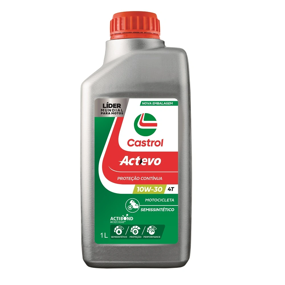 Óleo de Motor 4T 10W30 API SL Actevo - CASTROL 3430728