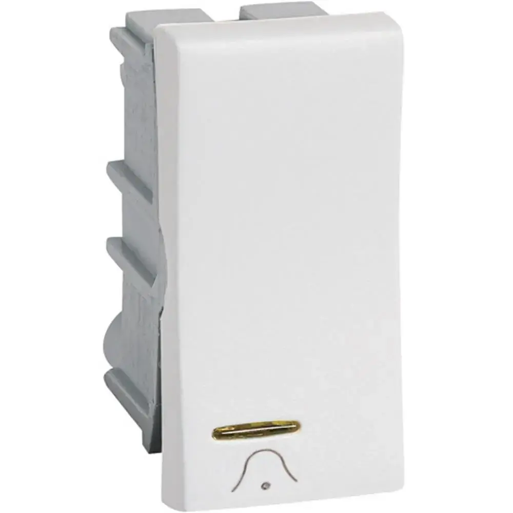 Módulo Pulsador para Campainha com Luz 2a 220v Pialplus Branco