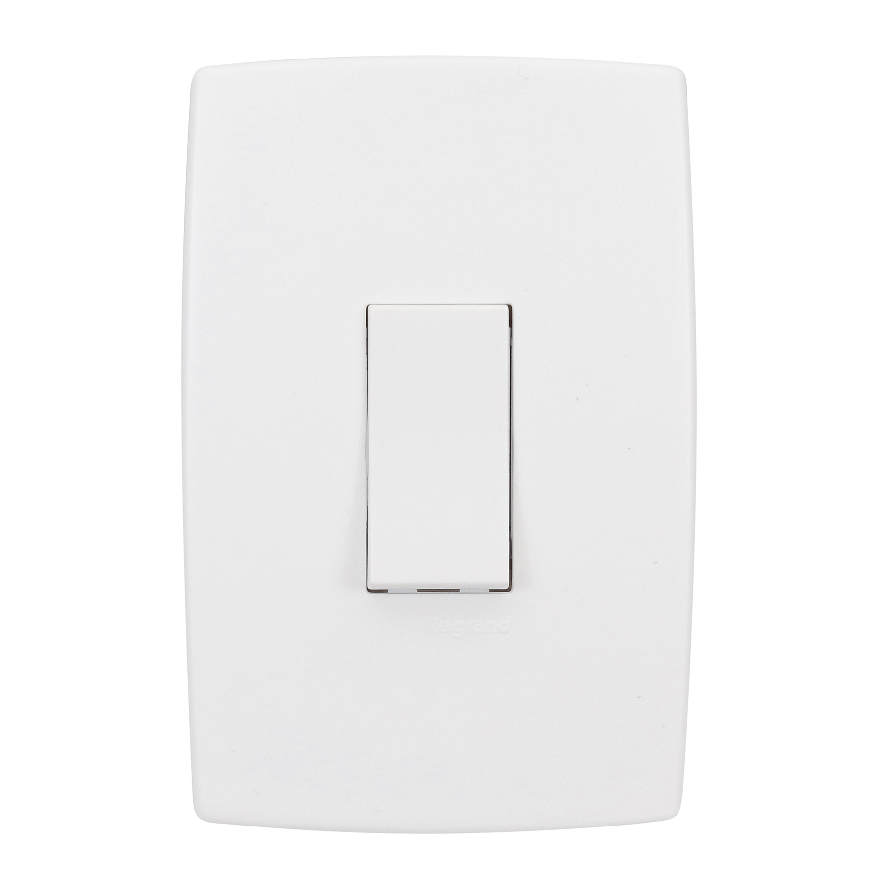 Interruptor Simples Vertical 10a 220v com Placa Pialplus Branco