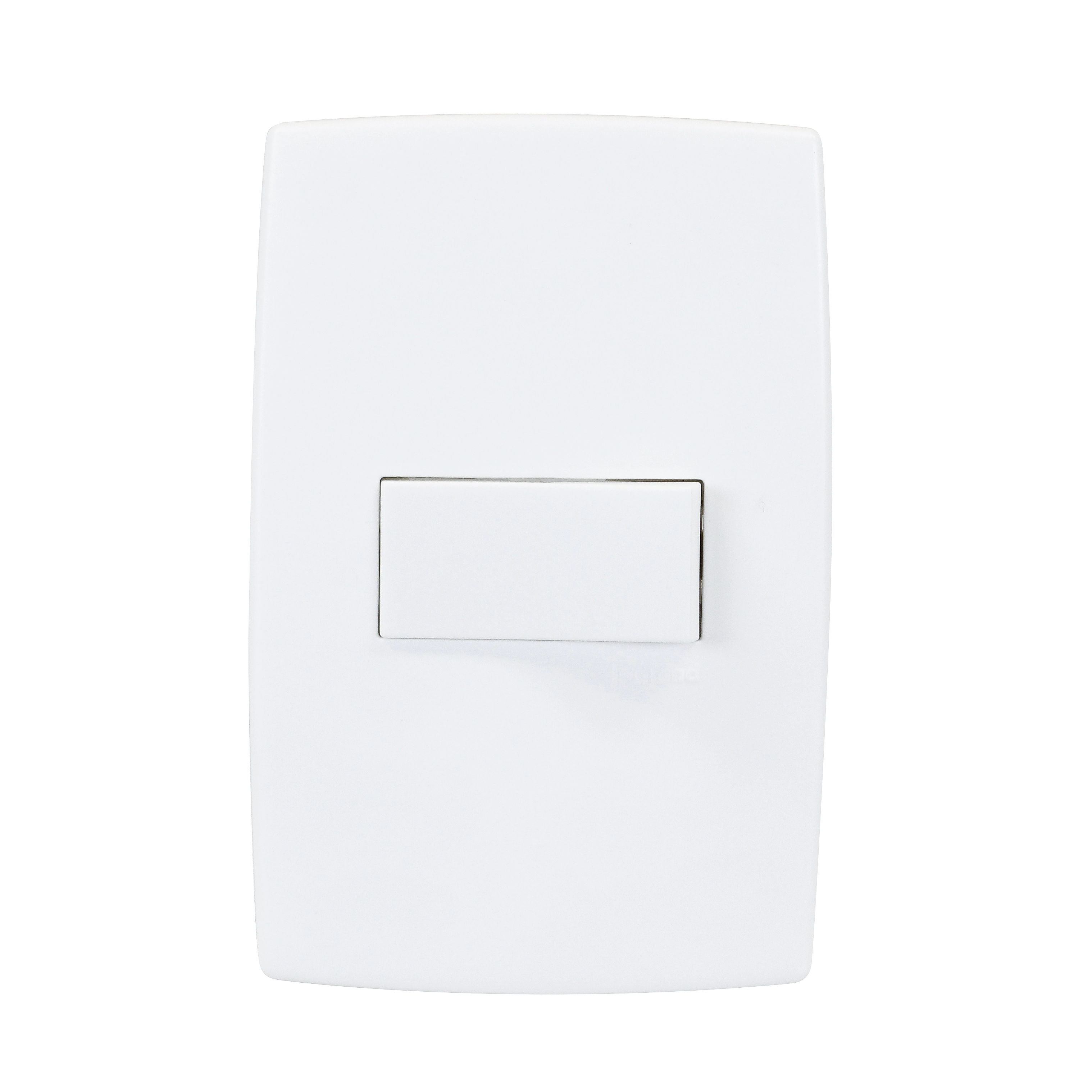 Interruptor Simples Horizontal 10a 220v com Placa Pialplus Branco