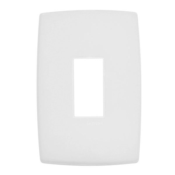 Placa para 1 Posto Vertical 4x2´´ Pialplus Branca