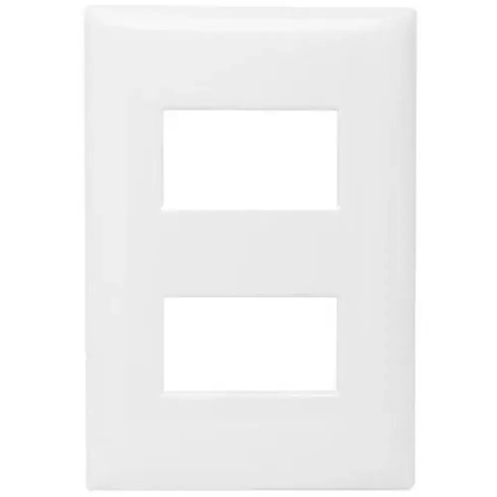 Placa para 2 Módulos 4x2 Thesi Up Branca