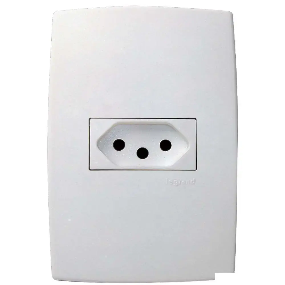 Conjunto de Tomada 2p+T 20 a Horizontal Branco 615081