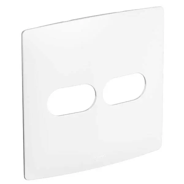 Placa sem Suporte 4x4 2Módulos Branco Nereya Pial Legrand