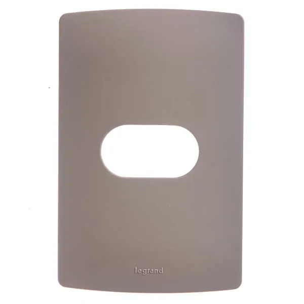 Placa sem Suporte 4x2 1Módulo Marrom Nereya Pial Legrand
