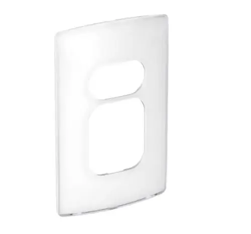 Placa Dois Postos Juntos E Um Separado Nereya 4x2cm Gloss - Pial Legrand
