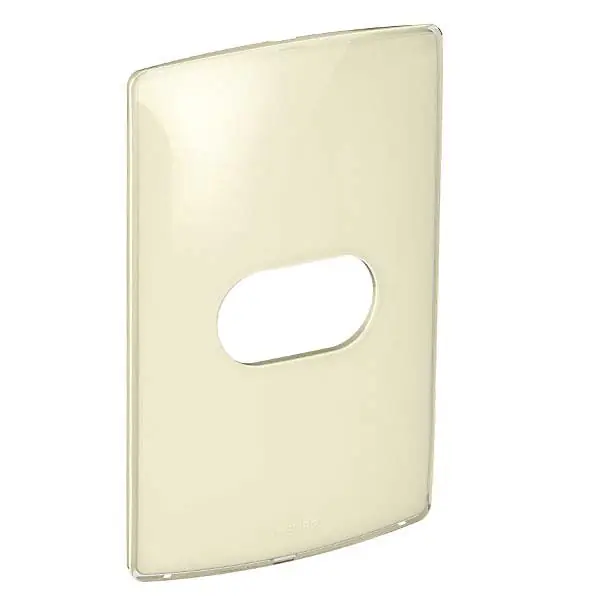 Placa sem Suporte 4x2 1Módulo Quinoa Gloss Nereya Pial Legrand