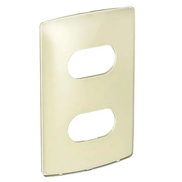 Placa sem Suporte 4x2 2Módulos Bege Nereya Pial Legrand