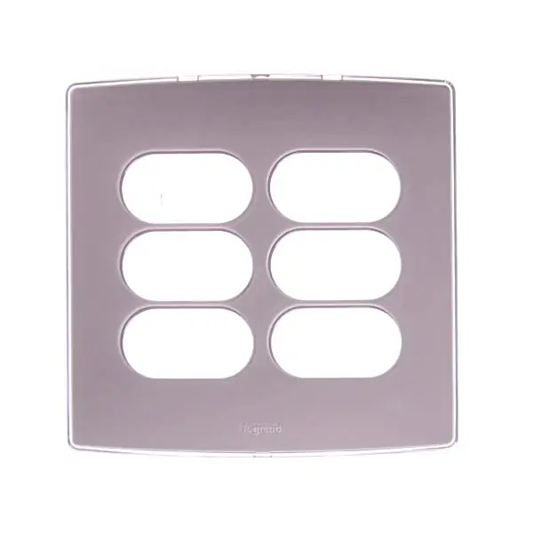 Placa sem Suporte 4x4 6Módulos Roxo Nereya Pial Legrand