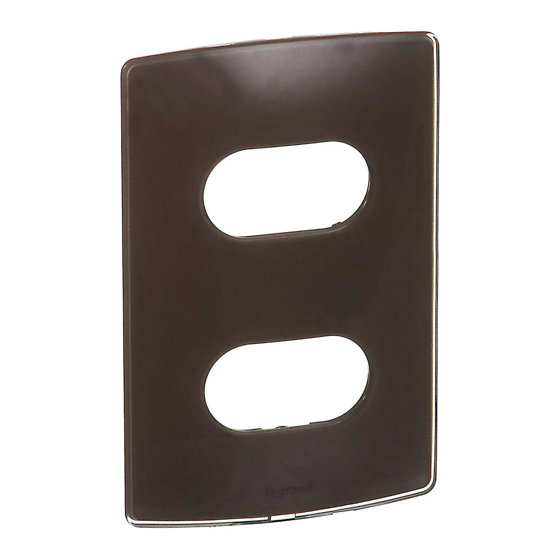 Placa sem Suporte 4x2 2Módulos Marrom Nereya Pial Legrand