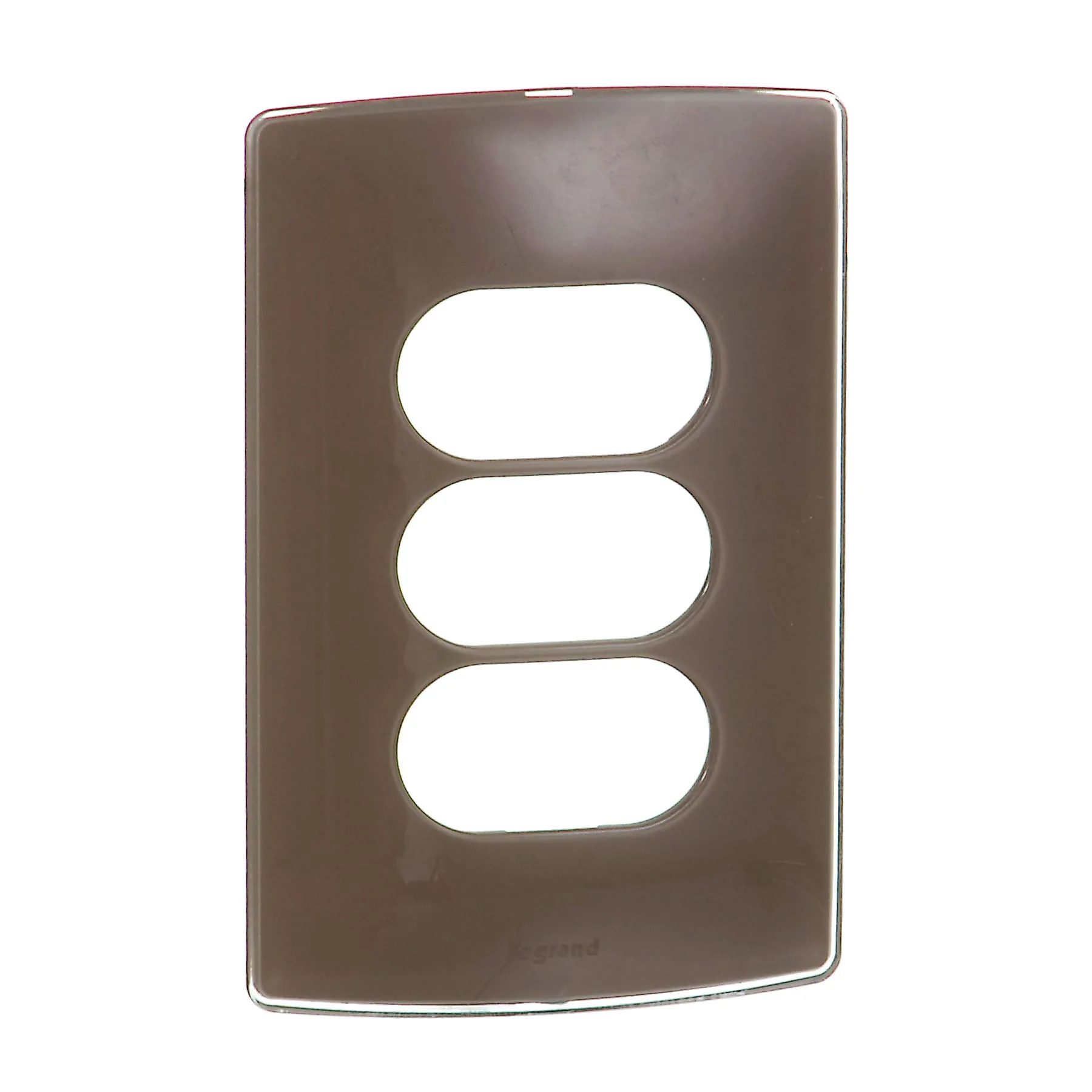 Placa sem Suporte 4x2 3Módulos Marrom Nereya Pial Legrand