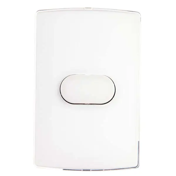 Conjunto de Interruptor Simples 10A Branco Nereya Pial Legrand