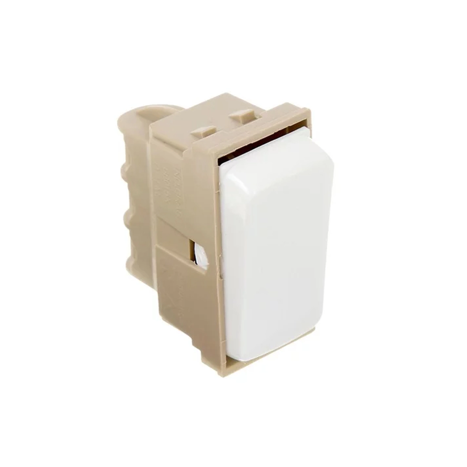 Módulo de Interruptor Simples 10a 250v Zeffia Branco