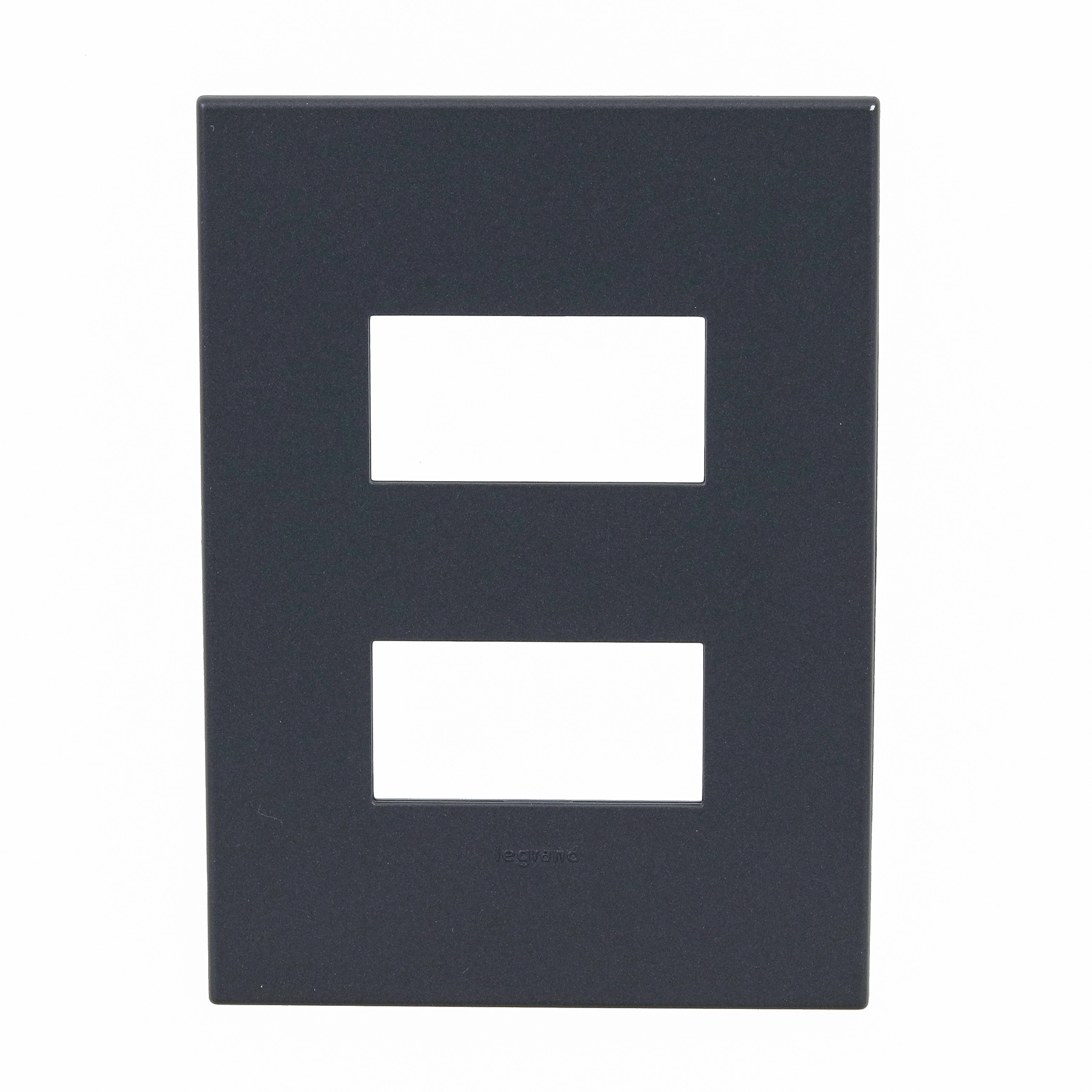 Placa sem Suporte 4x2 2Módulos Grafite Arteor Pial Legrand