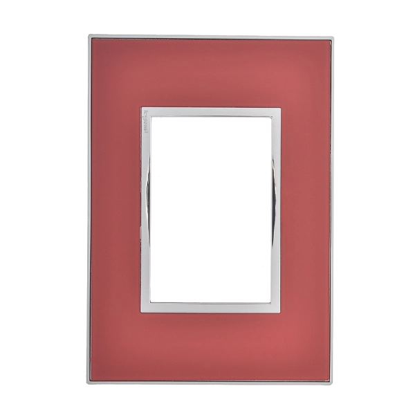 Placa sem Suporte 4x2 3Módulos Vermelho Arteor Pial Legrand