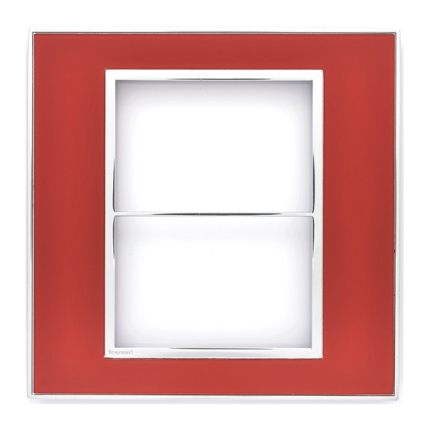 Placa sem Suporte 4x4 6Módulos Vermelho Arteor Pial Legrand