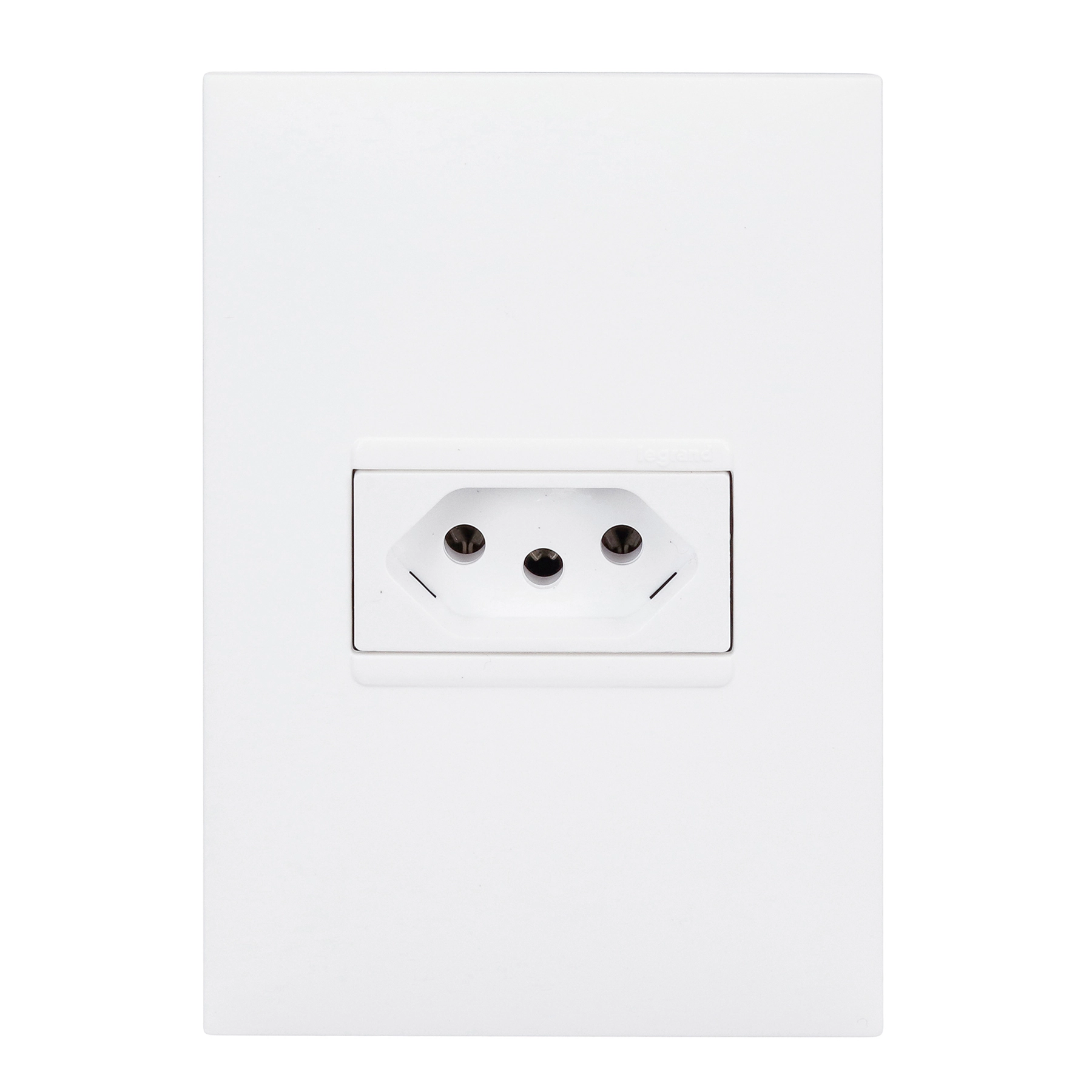 Conjunto 1 Tomada Energia 20A 4x2 Branco Pial Plus+ Legrand