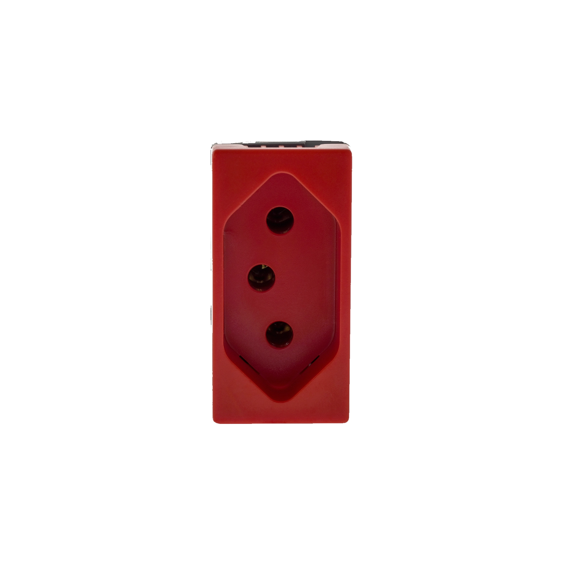 Módulo Tomada 2PT 10A 220V Vermelho Pial Plus