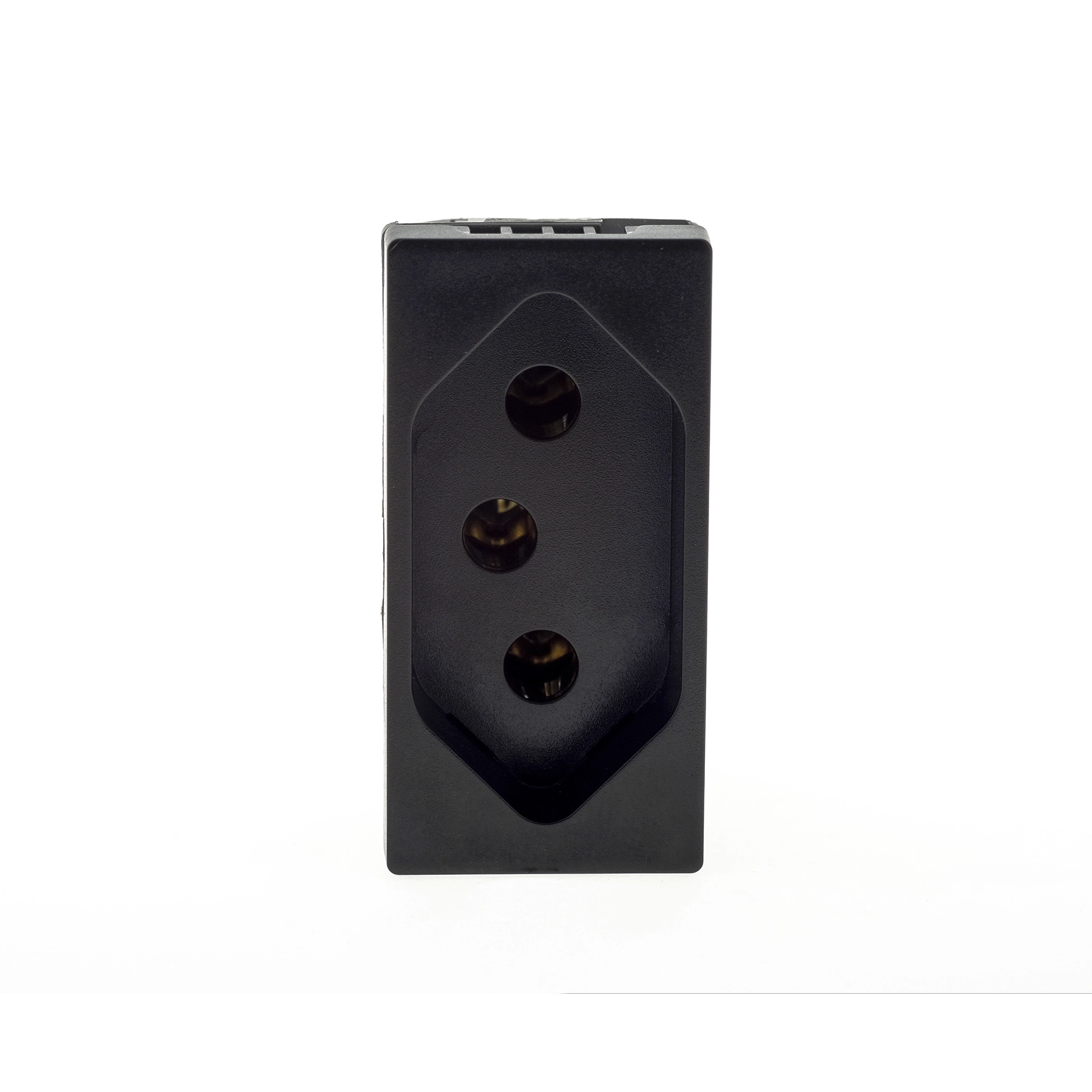 Módulo Tomada 20A 220V Preto Pial Plus