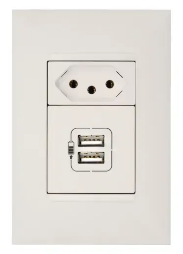Conj Carregador Usb Tom 2p T 10a
