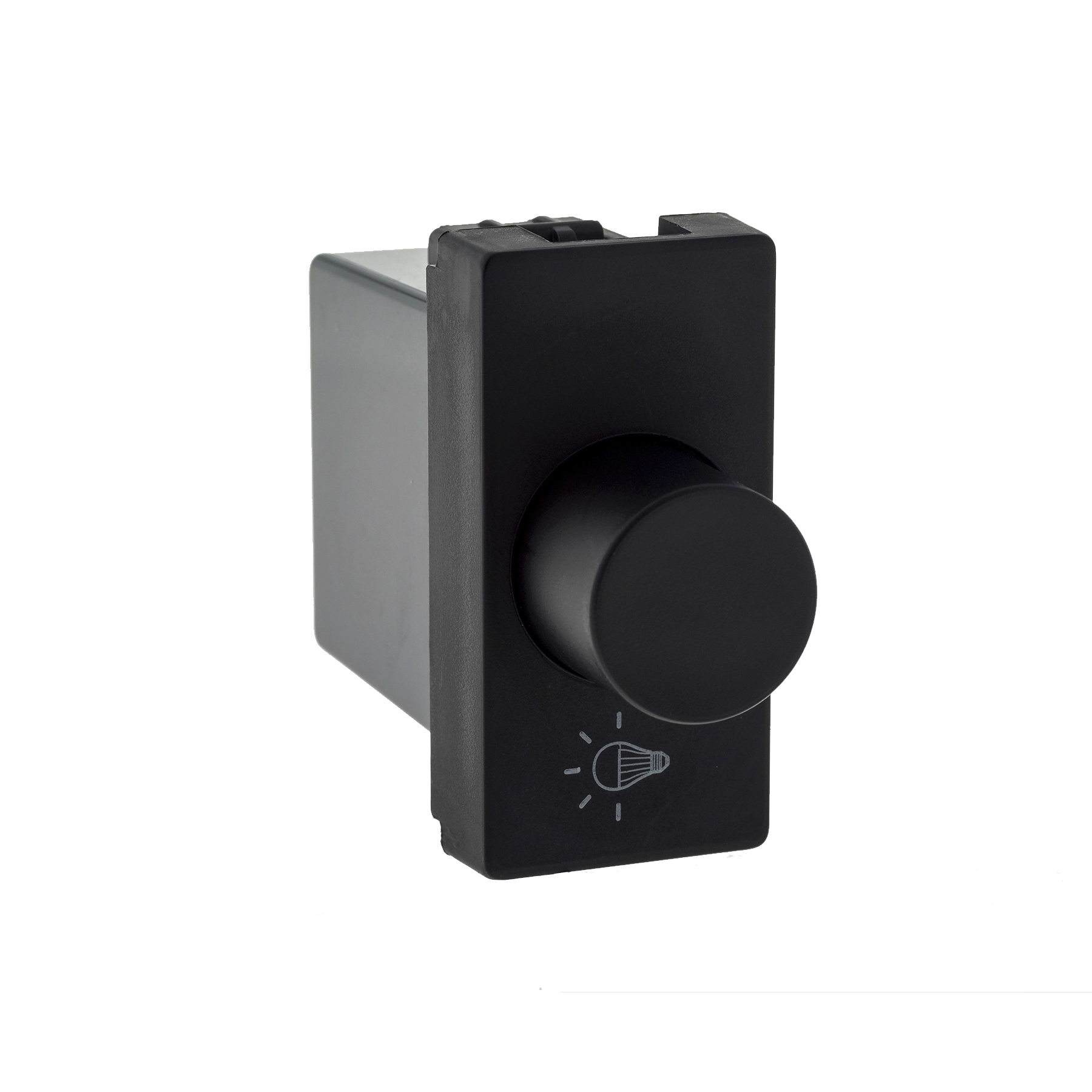 Módulo Dimmer Digital/Rotativo LED/FLC Bivolt Preto PialPlus+