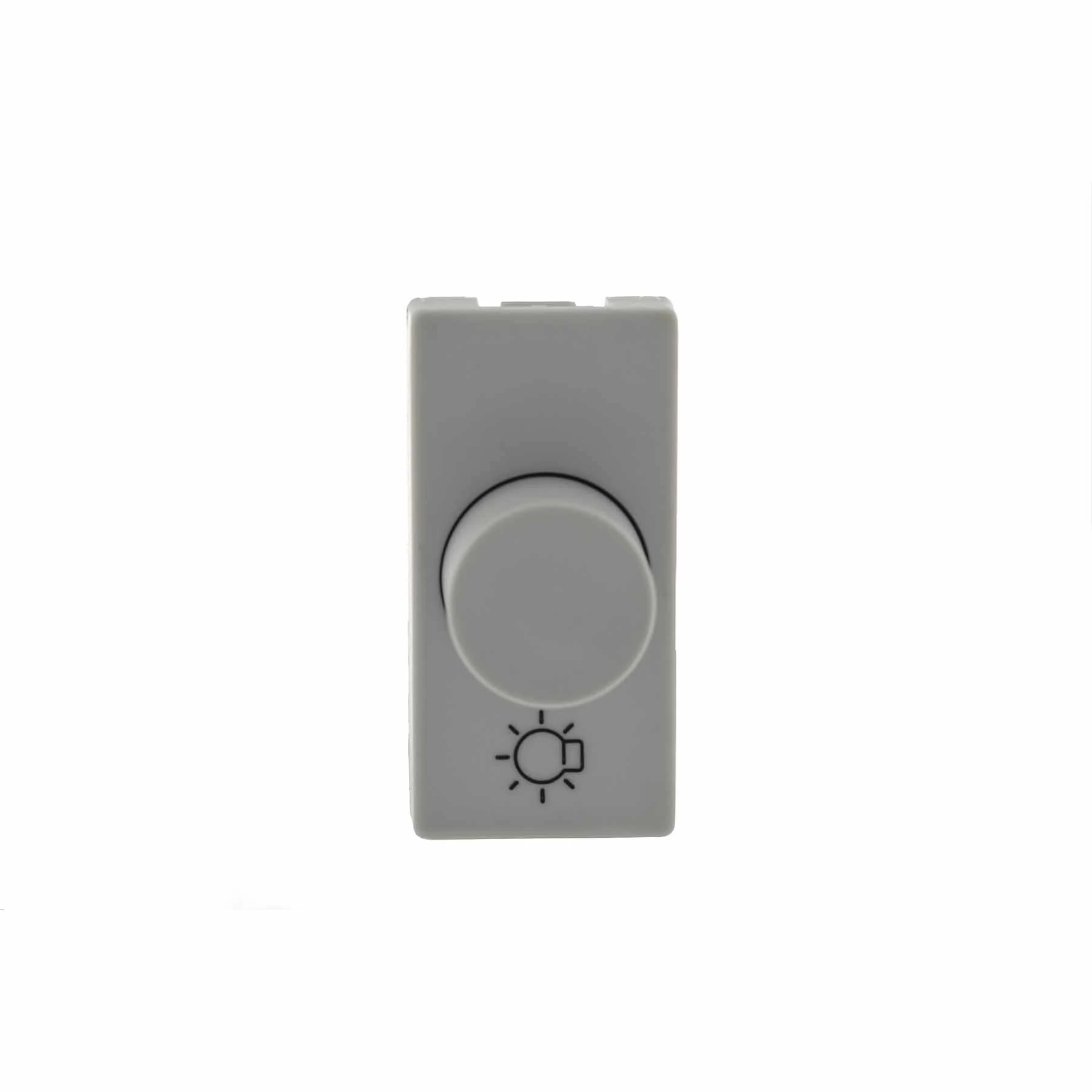 Módulo Dimmer Rotativo 300/600W Bivolt Cinza Pial Plus+ 