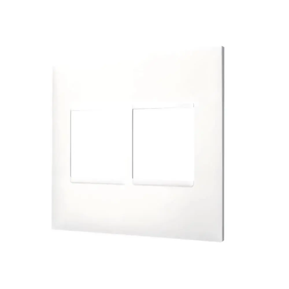 Placa Pial Plus+ 4x4cm 2+2 Postos Juntos Branco - Pial Legrand