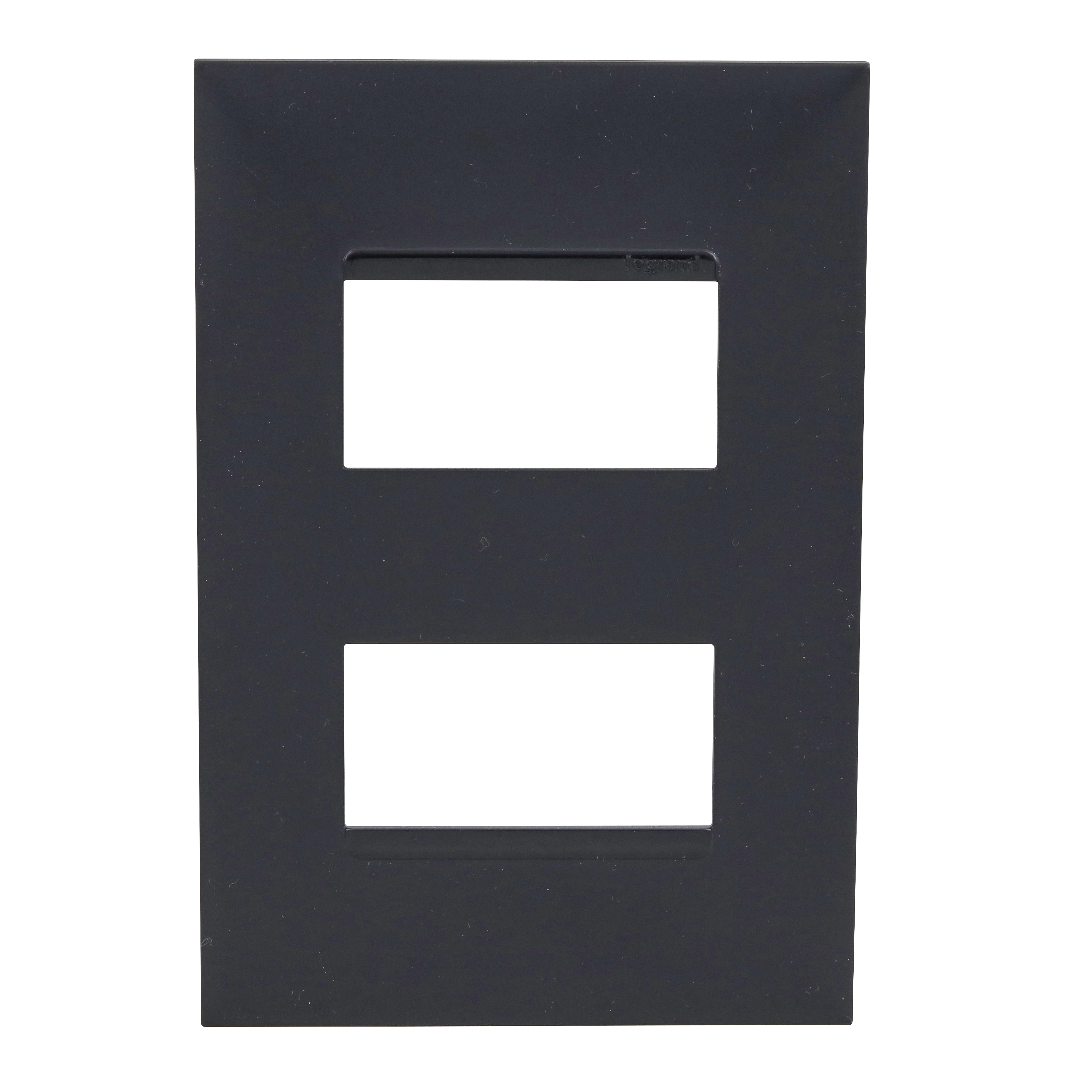 Placa 2 POST SEP 4X2 Preto Pial Plus+