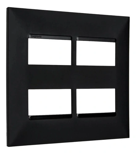 Placa 2 2 Posto 4x4 Preta 618514pt Pial Plus +