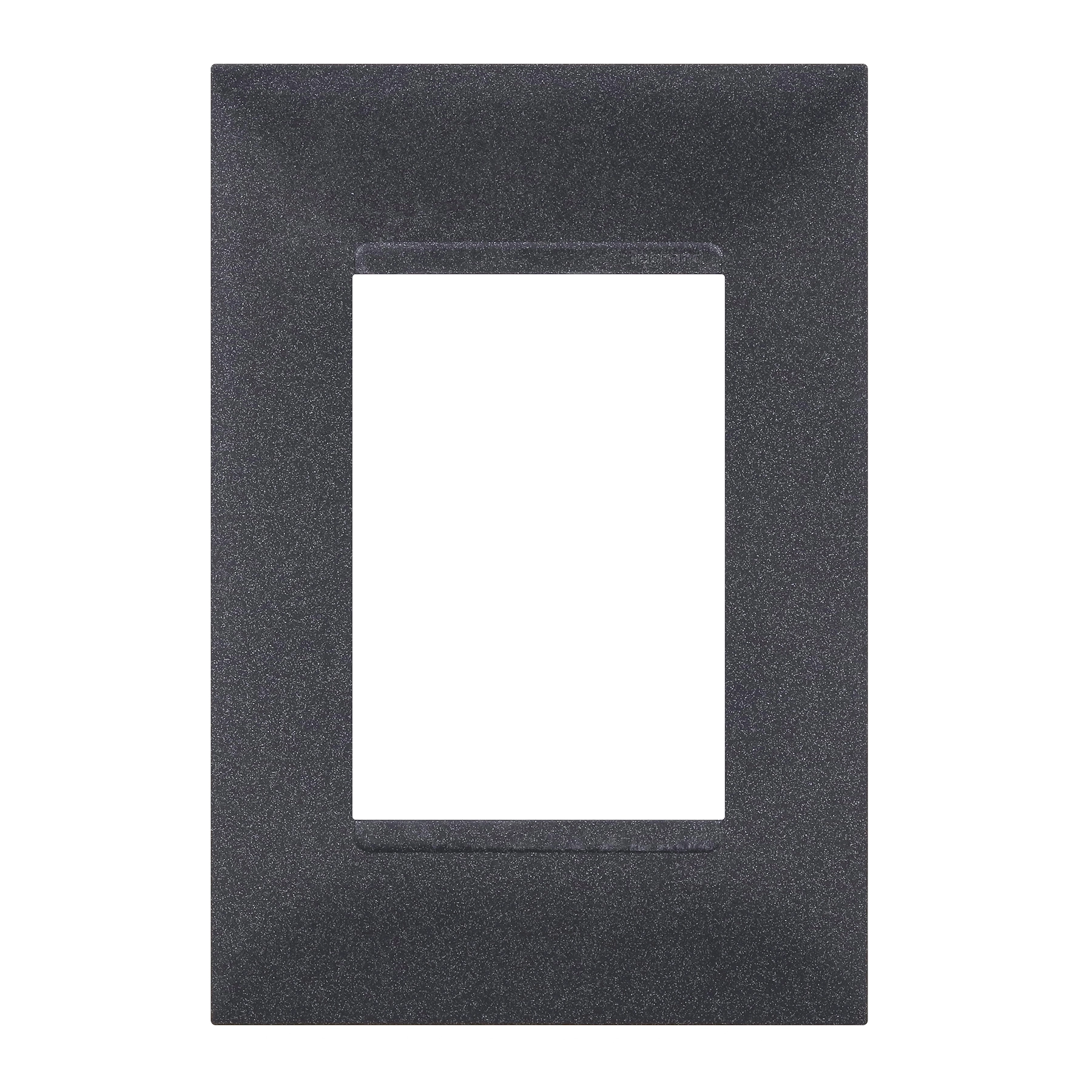 Placa 3 Postos 4X2 Preto Onix Pial Plus+
