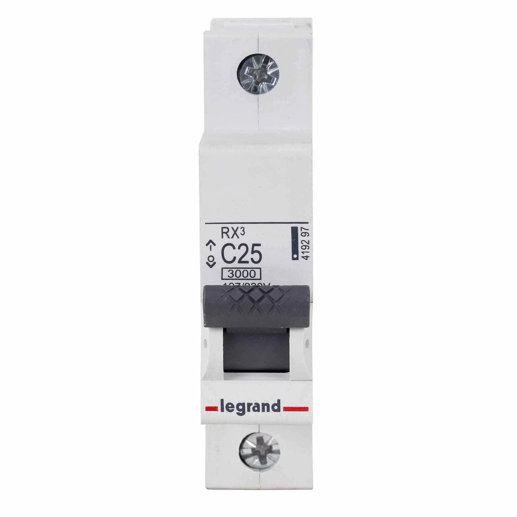 Disjuntor Din Monopolar Curva C 25A Rx3 Legrand