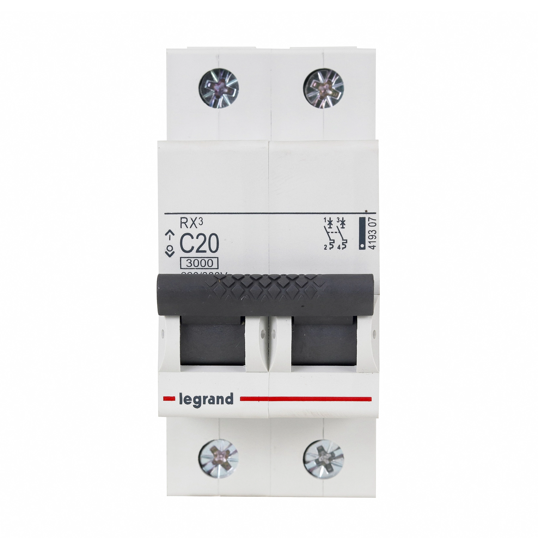 Disjuntor Din Bipolar Curva C 20A Rx3 Legrand