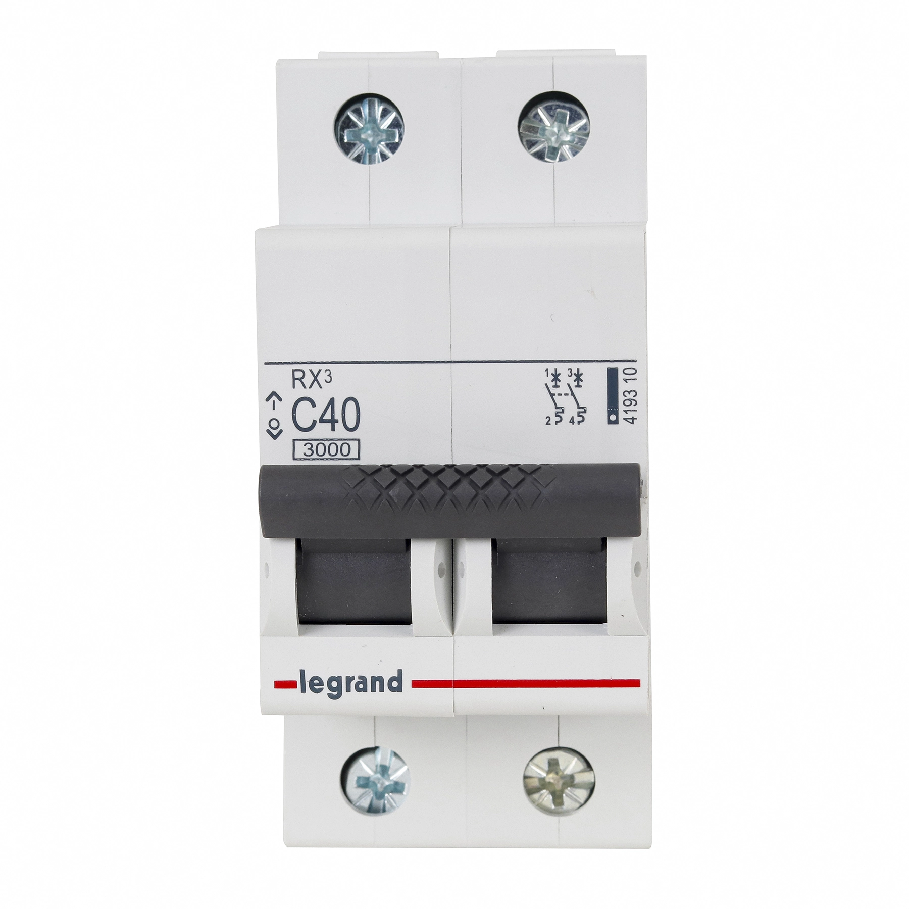 Disjuntor Din Bipolar Curva C 40A Rx3 Legrand