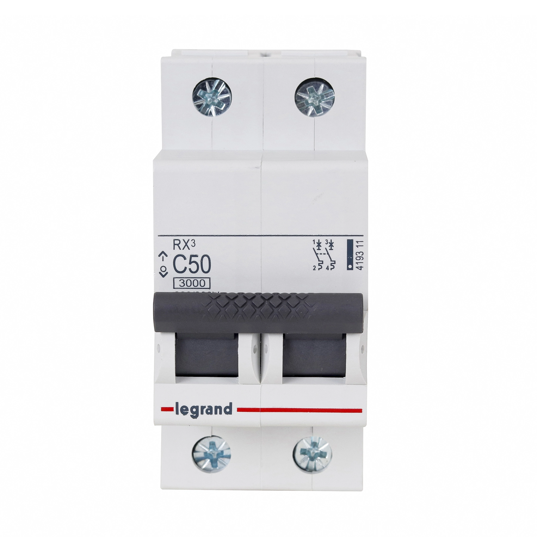 Disjuntor Din Bipolar Curva C 50A Rx3 Legrand