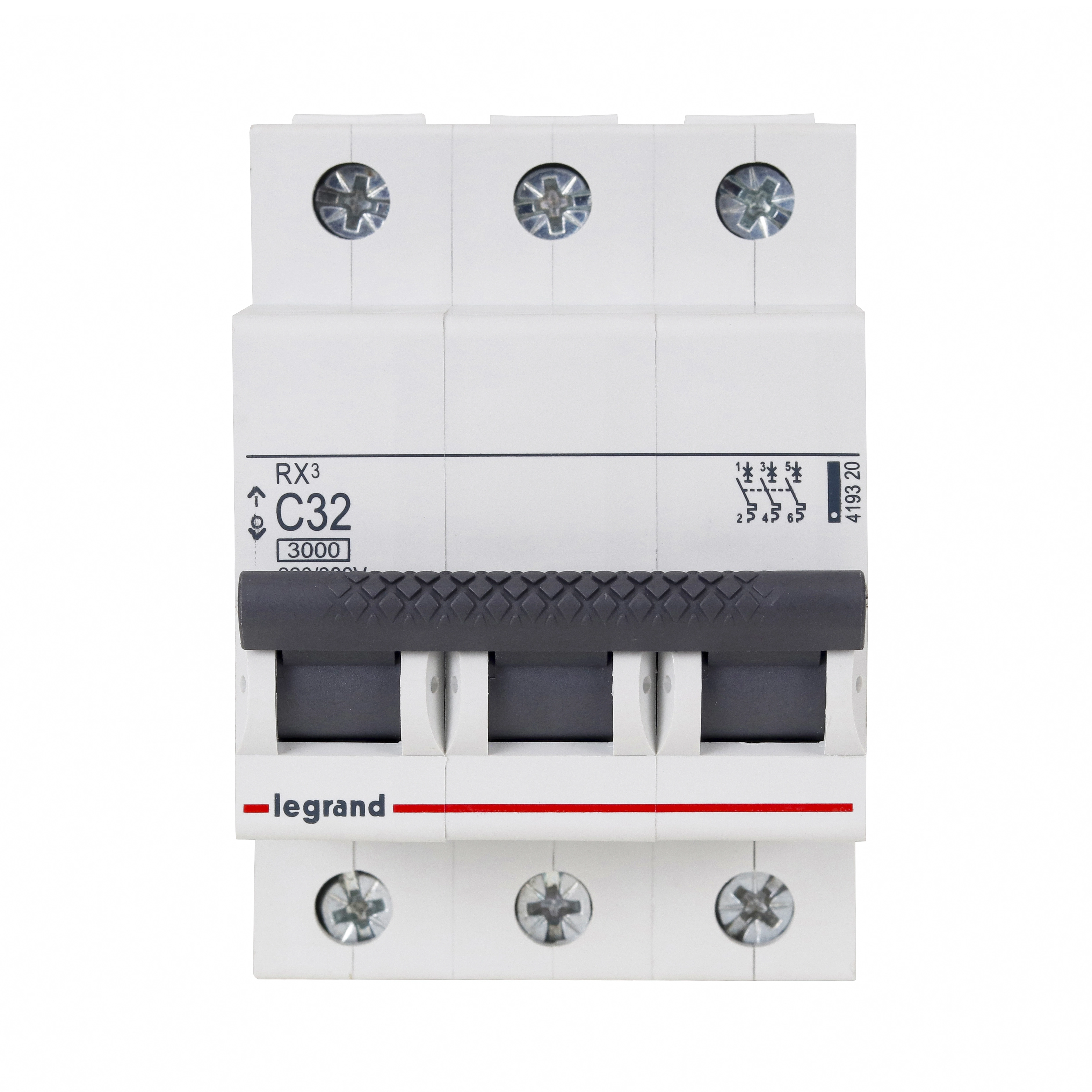 Disjuntor Din Tripolar Curva C 32A Rx3 Legrand
