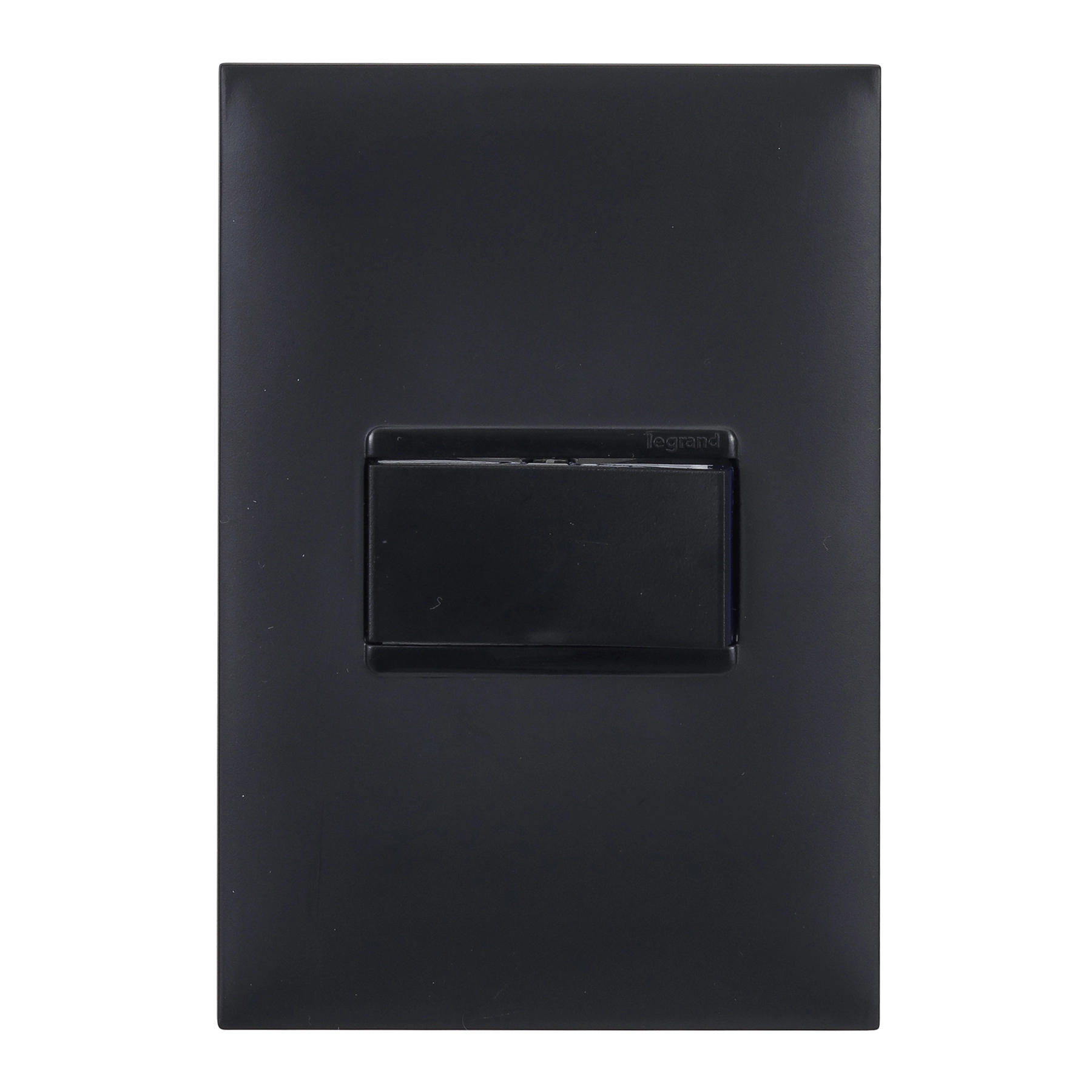 Conjunto de Interruptor Simples 10A 4X2 Preto Pial Plus+