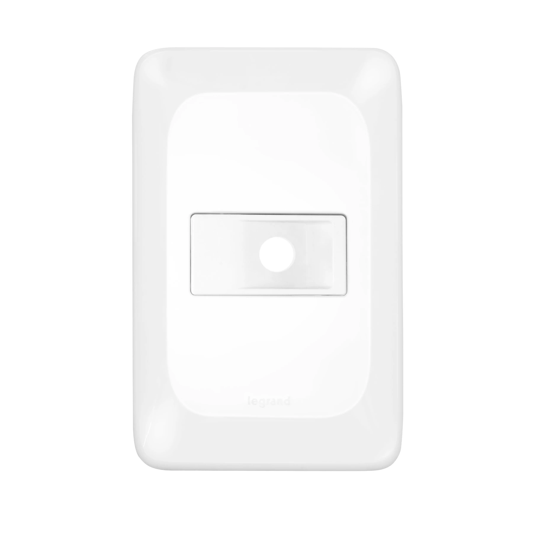 Conjunto Placa Saída De Fio 4x2 Branco Pial Pop Legrand