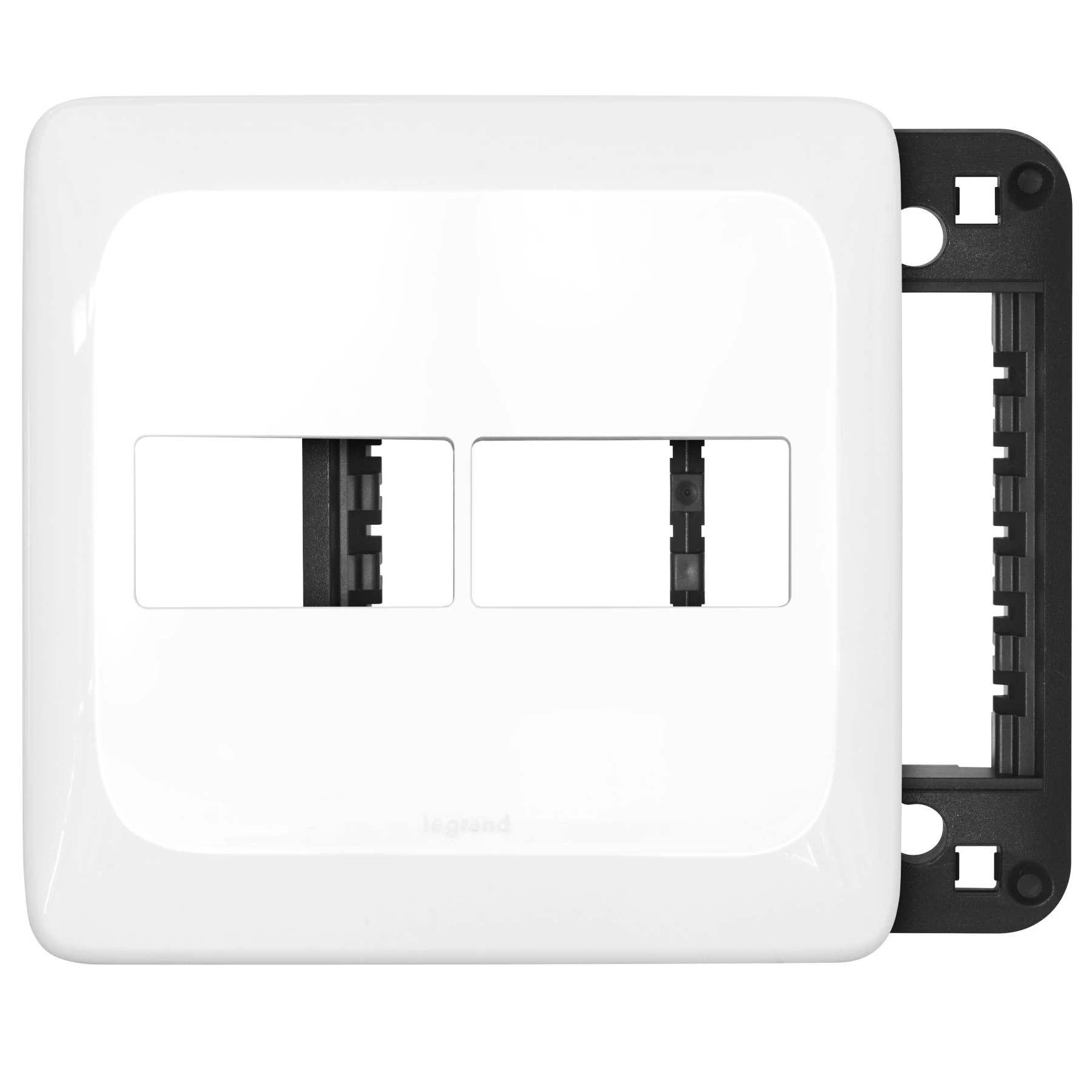 Placa com Suporte 1+1 Posto Juntos 4x4 Branco Pial Pop